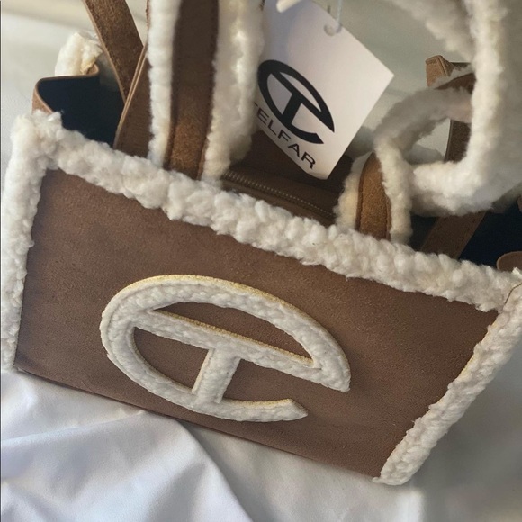 UGG Handbags - UGG x Telfar purse brown/white cotton